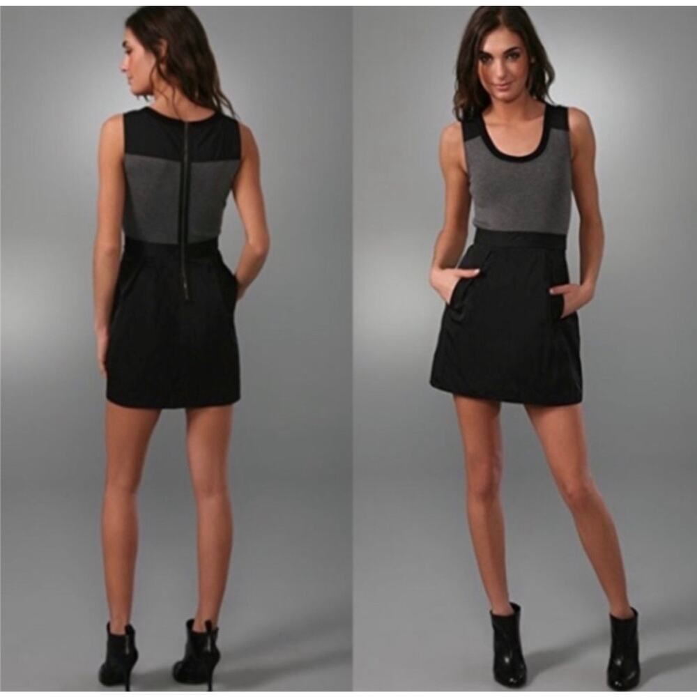 Theory Dristi Wool Vest Pocket Dress